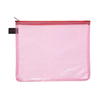 FolderSys 10 bolsas de documentos com fecho A5 - PVC transparente