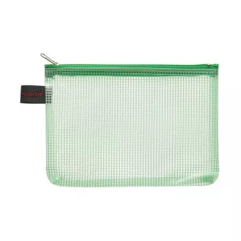 FolderSys 10 bolsas com fecho A6 transparentes