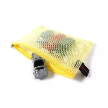FolderSys 10 bolsas com fecho A6 transparentes