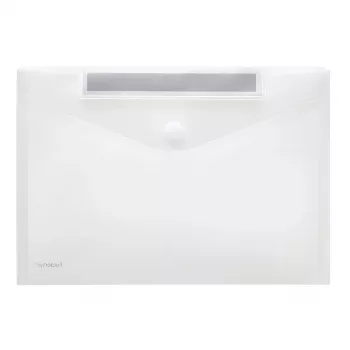 FolderSys bolsa de índice 40161-04 DIN A4 horizontal transparente 10 unid./pack