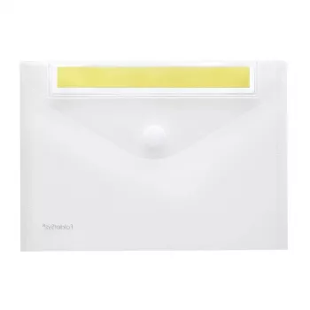 FolderSys bolsa de índice A5 horizontal transparente pack de 10