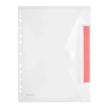 FolderSys capa de documentos A4 transparente pack de 10