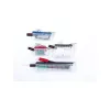 FolderSys conjunto de 4 bolsas com fecho de correr 1x 170x40 mm cinzento 3x 80x55 mm preto/cinzento