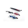 FolderSys conjunto de 4 bolsas com fecho de correr 1x 170x40 mm cinzento 3x 80x55 mm preto/cinzento
