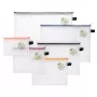 FolderSys conjunto de sacos com fecho de correr 1x A6, B6, A5, B5, A4, B4
