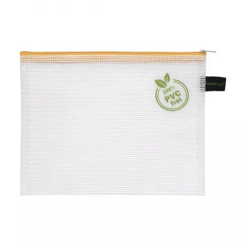 FolderSys saco com fecho de correr A5 transparente