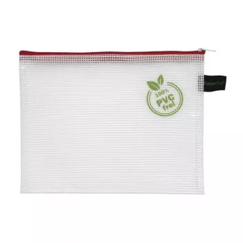 FolderSys saco com fecho de correr B6 transparente