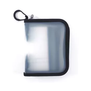 FolderSys saco com fecho de correr Mini A6 transparente