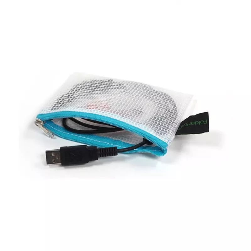 Foldersys saco com fecho de correr A7 transparente