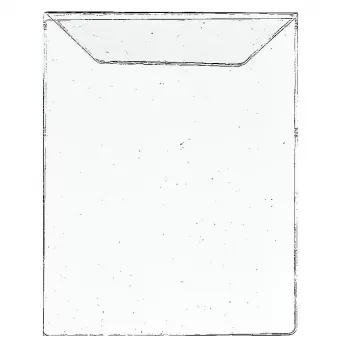 Foldersys 10 sacos autoadesivos lisos transparente