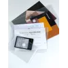 FolderSys porta-documentos duplo A5 horizontal com fecho de velcro incolor mate