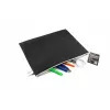 FolderSys saco com fecho de correr A4 preto opaco não tecido PP 270 x 350 mm