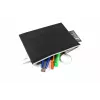 FolderSys saco com fecho de correr A5 preto opaco não tecido PP 190 x 255 mm