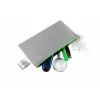 FolderSys bolsa com fecho de correr DL cinzenta opaca PP não tecido 120 x 220 mm