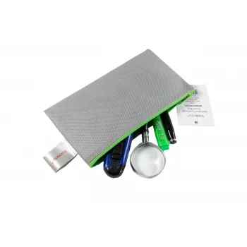 FolderSys saco com fecho de correr DL cinzento opaco não tecido PP 120 x 220 mm