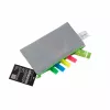 FolderSys bolsa com fecho de correr DL cinzenta opaca PP não tecido 120 x 220 mm