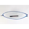 Foldersys bolsa para documentos com fecho de correr A4 transparente/azul 0,28 mm 1 un.