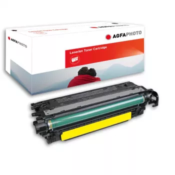 AgfaPhoto cartucho de toner compatível amarelo (alternativa a Canon 723Y, HP 504A, HP CE252A)