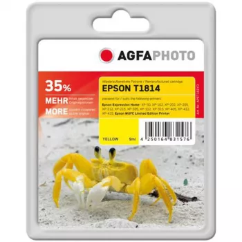 AGFAPHOTO APET181SETD Conjunto de cartuchos de tinta - preto, ciano, magenta, amarelo (pack de 4) compatível com Brother LC-1100