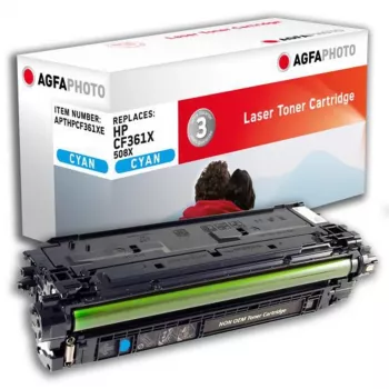 AgfaPhoto APTHPCF361XE Toner compatível ciano alta capacidade 9500 páginas para HP