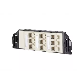 METZ CONNECT Módulo Keystone RJ45 Cat.6A blindado preto pack de 1