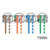 METZ CONNECT BTR E-DAT C6 6x8 AP Distribuidor Patch Panel - CAT 6 - STP - cinzento - 1U - 19 polegadas