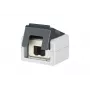 METZ CONNECT E-DAT Caixa modular com 12 portas, cinzento claro (RAL 7035), IP20, vazia