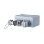 METZ CONNECT E-DAT Industry IP67 V5 tomada de rede de 2 portas de superfície, alumínio, cinzento (1401060320ME)