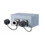METZ CONNECT 1401010620ME caixa de ligação Ethernet industrial, cinzento, metal, IP67, 124x78x57 mm