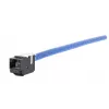 METZ CONNECT 130A10-29-I-B1 Plano preto conector fêmea RJ45 Cat6A blindado módulo Keystone