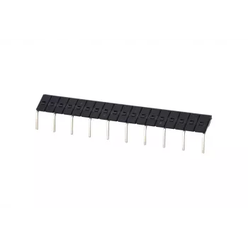 METZ CONNECT 850349-02 Bloco de terminais seccionável - 1 polo, ligação por parafuso, calha DIN, preto, IP20