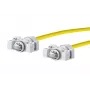 METZ CONNECT E-DAT Industry Cabo de patch V6 IP67 Cat6 SF/UTP 15m amarelo