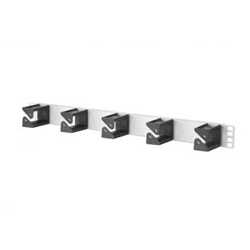METZ CONNECT BTR Cable Manager 1RU - Painel de gestão de cabos - alumínio anodizado - 1U - 19 polegadas