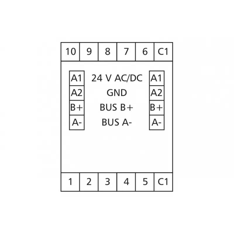 METZ CONNECT BMT-DI10 BACnet MS/TP módulo de entrada digital 10 entradas