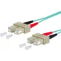 METZ CONNECT cabo patch OpDAT OM3 SC-duplex/SC-duplex multimodo 5m aqua I-V(ZN)H 50/125