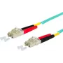 METZ CONNECT 151J1JOJO50E cabo patch de fibra ótica LC duplex para LC duplex 50/125µm multimodo OM3 5m aqua