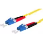 METZ CONNECT cabo patch OpDAT LC duplex para LC duplex OS2 4,0 m - cabo patch de fibra ótica
