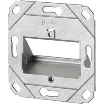 METZ CONNECT tomada de dados keystone 3 portas de montagem embutida branco puro vazia (130B20D31200KE)