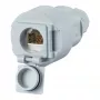 Metz Connect acoplador Cat.6A RJ45 1 porta cinzento claro 1309515003-E