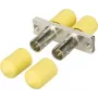 METZ CONNECT 150900D1-I adaptador de fibra ótica ST, metal não revestido, multimodo/monomodo