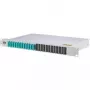 METZ CONNECT 150255BA12-E patch panel de fibra ótica 1U 24 portas LC-duplex OM4 - cinzento (RAL 7035)