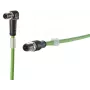 METZ CONNECT 142M1D19010 cabo de ligação Cat5e M12 1 m verde