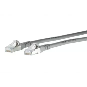 METZ CONNECT BTR 1308457533-E cabo de ligação RJ45 Cat.6A AWG26 S/FTP LSOH 7,5 m cinzento
