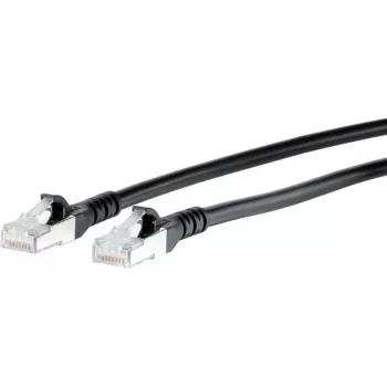 METZ CONNECT BTR 1308457500-E cabo de ligação RJ45 Cat.6A AWG26 S/FTP LSOH 7,5 m preto