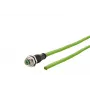 METZ CONNECT M12 codificação D 8 polos ficha conector macho ligação por parafuso, blindagem 360°, IP67
