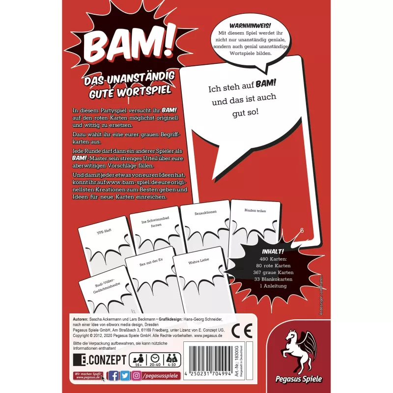 PEGASUS BAM! - O jogo de palavras incrivelmente bom