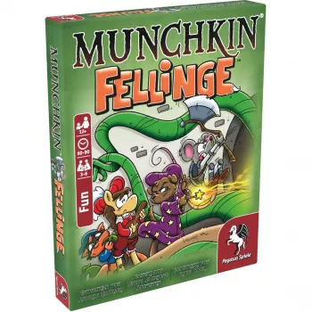 Pegasus Spiele Munchkin Fellinge (Demented Dungeons) expansão jogo de cartas