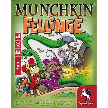 Pegasus Spiele Munchkin Fellinge (Demented Dungeons) expansão jogo de cartas