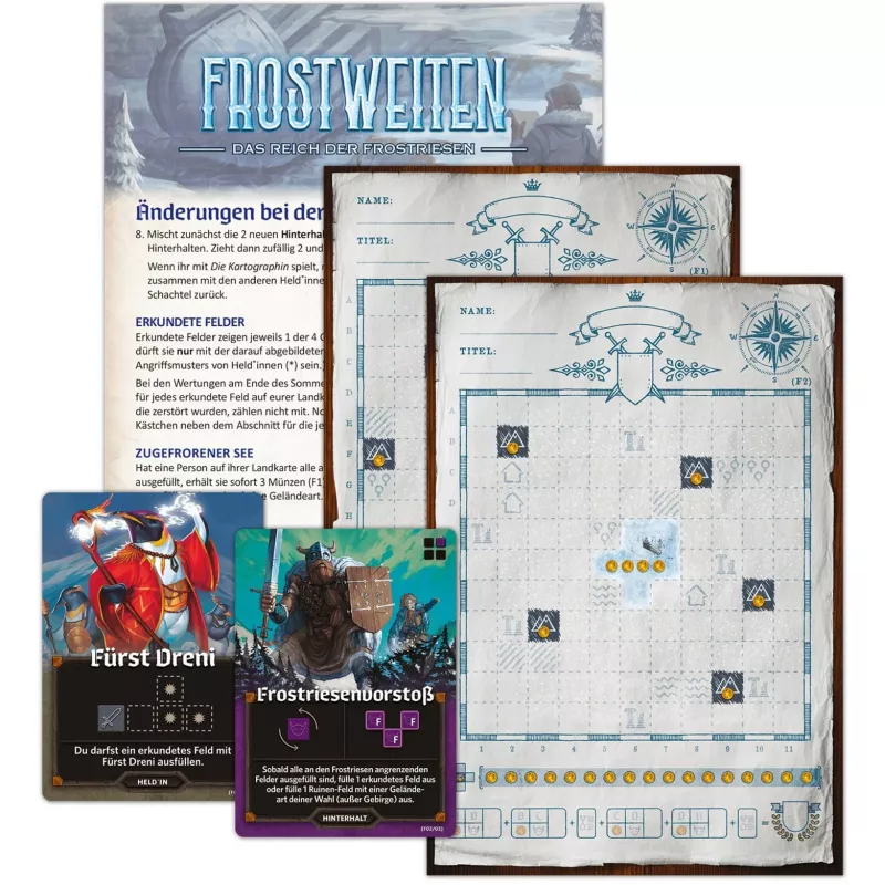 Pegasus Spiele O Cartógrafo & A Cartógrafa: Expedições Distantes expansão