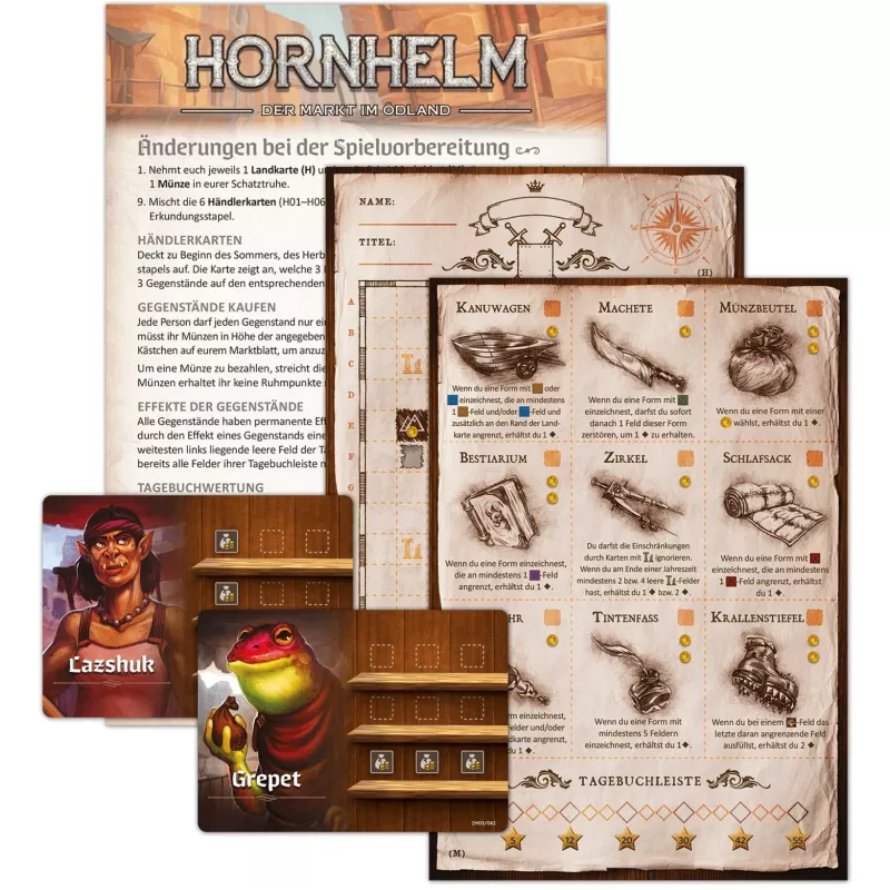 Pegasus Spiele O Cartógrafo & A Cartógrafa: Expedições Distantes expansão